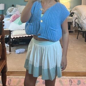 Forever 21 Blue Knit Vest Top